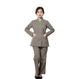 設計灰色女裝上衣      訂製雙側袋口醫生護士上衣    診所制服供應商  護理制服  J's Medical    NU082 設計灰色女裝上衣      訂製雙側袋口醫生護士上衣    診所制服供應商  護理制服  J's Medical    NU082